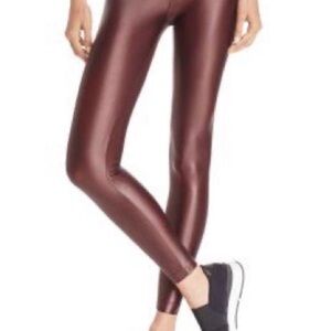Koral High Waist Lustrous Legging Bordeaux